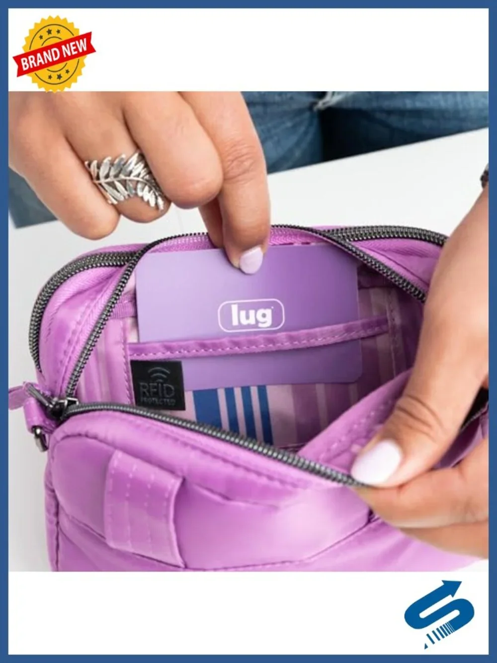 Lug Coupe SE 2 Convertible Crossbody Bag - Polyester Quilted Organizer RFID
